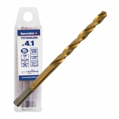 Specialist+ Titan met. gr. 4.1 mm 10vnt Specialist+ Titan met. gr. 4.1 mm 10vnt