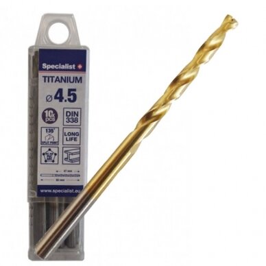 Specialist+ Titan met. gr. 4.5 mm 10vnt Specialist+ Titan met. gr. 4.5 mm 10vnt