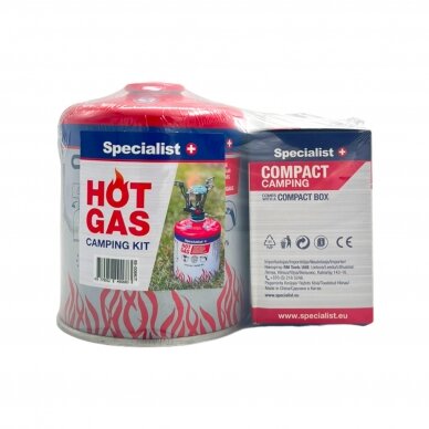 Specialist+ turistinės viryklės ir dujų rinkinys Specialist+ turistinės viryklės ir dujų rinkinys