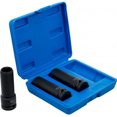 Specialių smūginių galvučių rinkinys | 12,5 mm (1/2") | 17/19/21 mm | 3 vnt. (80003)