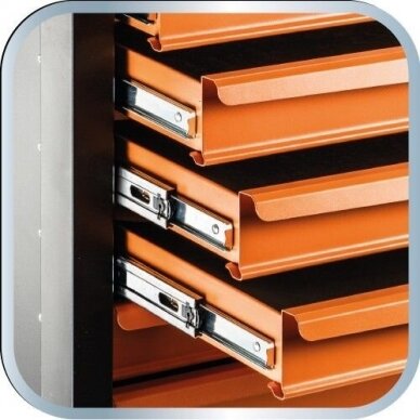 Spintelė su 7 stalčiais Neo 84-222, be įrankių 2 Spintelė su 7 stalčiais Neo 84-222, be įrankių 2