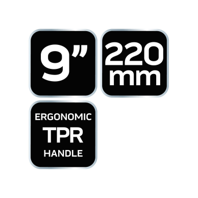 Spyruoklinis spaustukas  9"/220 6