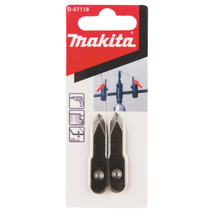 Peiliukai Makita D-57118, 2 vnt. 1 Peiliukai Makita D-57118, 2 vnt. 1