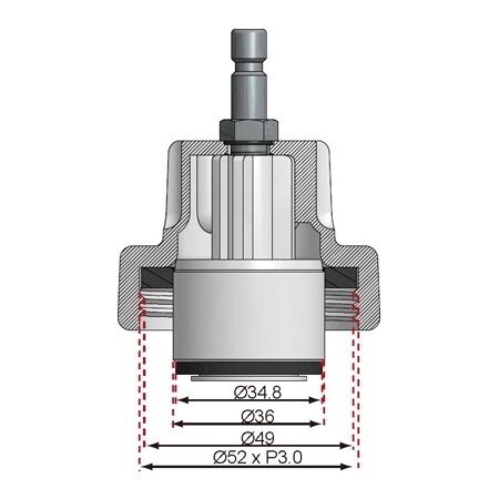 Spaudimo adapteris | Ford Mondeo, Land Rover, Opel, Ssangyong (8027-12) 1 Spaudimo adapteris | Ford Mondeo, Land Rover, Opel, Ssangyong (8027-12) 1