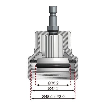 Spaudimo adapteris | VW (8027-18) 1 Spaudimo adapteris | VW (8027-18) 1