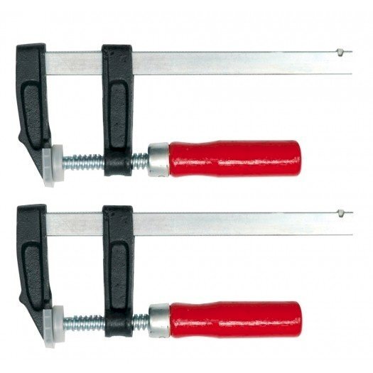 Spaustuvai F-tipo | 200x50 mm | 2 vnt. (38200) Spaustuvai F-tipo | 200x50 mm | 2 vnt. (38200)