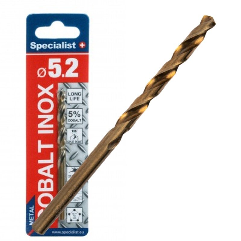 Specialist+ Cobalt met. gr. 5.2mm 1vnt. Specialist+ Cobalt met. gr. 5.2mm 1vnt.