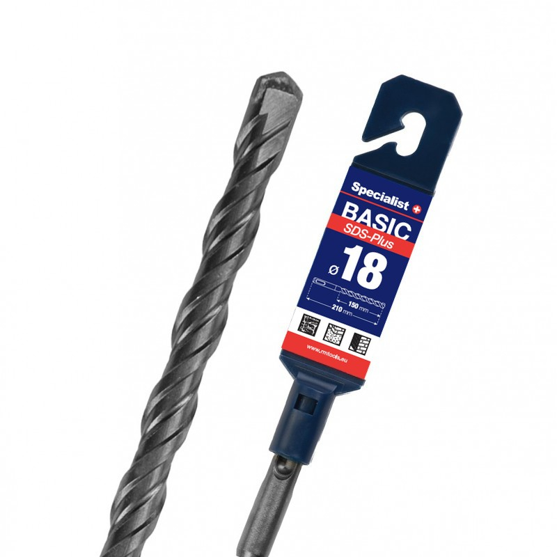 SPECIALIST+ SDS+ grąžtas BASIC, 18 x 150/210 mm SPECIALIST+ SDS+ grąžtas BASIC, 18 x 150/210 mm