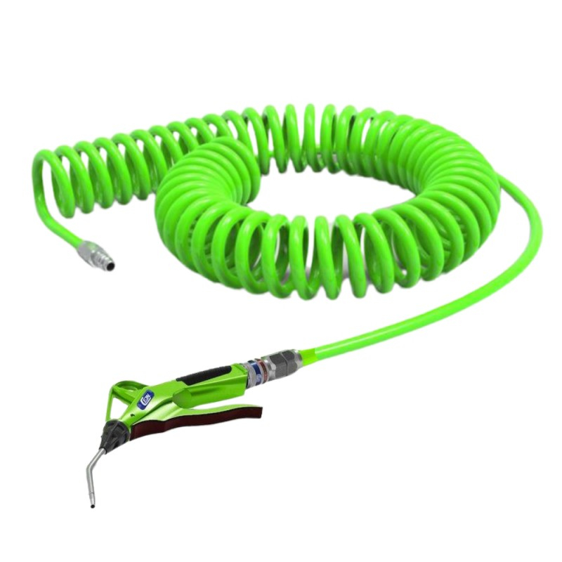 Spiralinė žarna su pistoletu CEJN Esafe Hi-Vis 6,5x10mm 4m, žalia Spiralinė žarna su pistoletu CEJN Esafe Hi-Vis 6,5x10mm 4m, žalia