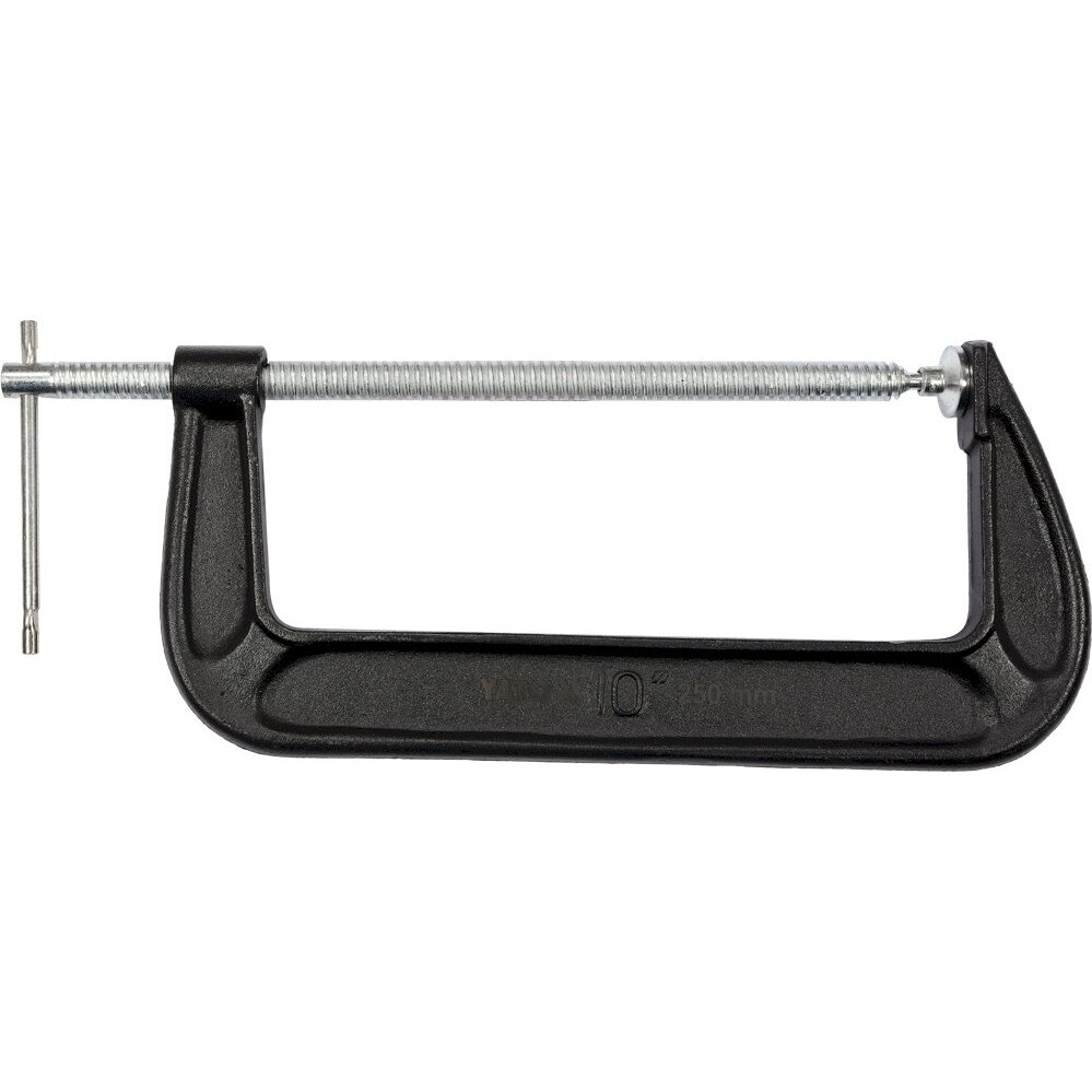 Spaustuvas su varžtu "C" tipo 10", 250 mm (YT-64257) Spaustuvas su varžtu "C" tipo 10", 250 mm (YT-64257)