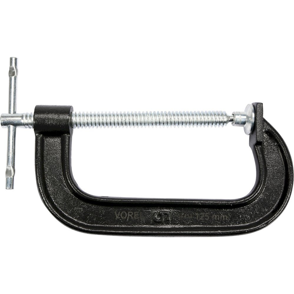 Spaustuvas su varžtu C tipo | 5" | 125 mm (38433) Spaustuvas su varžtu C tipo | 5" | 125 mm (38433)