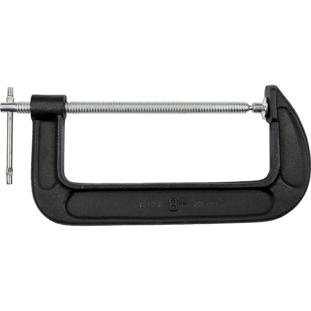 Spaustuvas su varžtu "C" tipo 8", 200 mm (YT-64256)