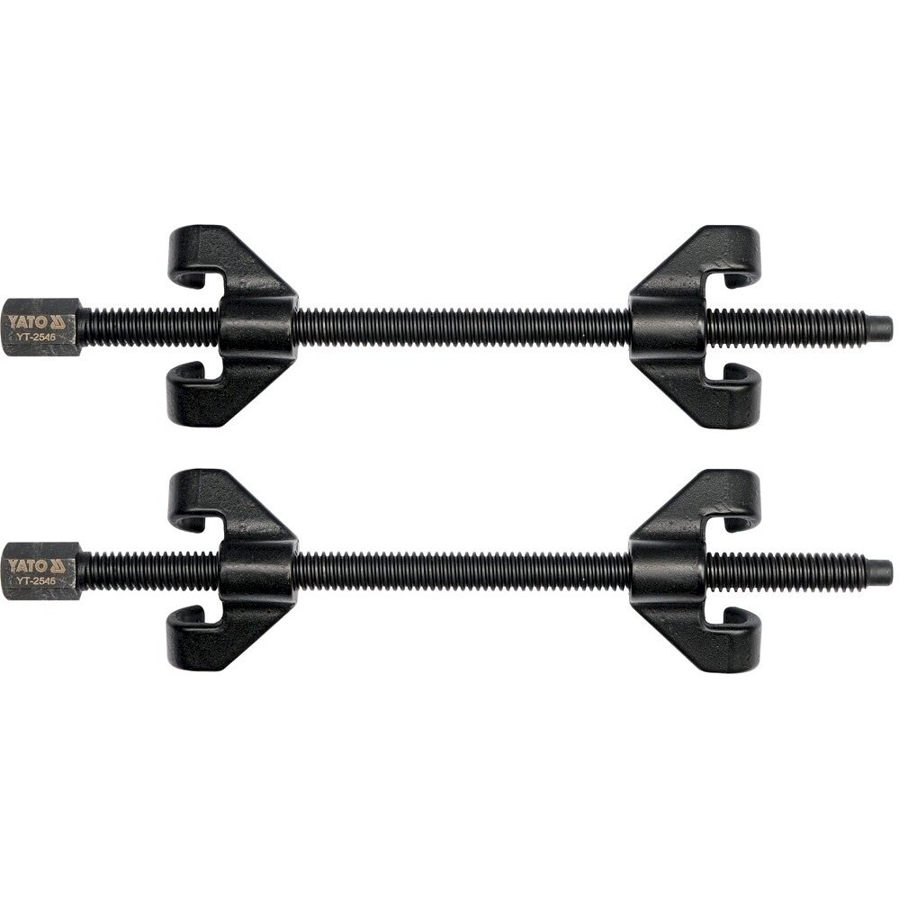 Spyruoklių suspaudėjai | trapecinis sriegis | 82x270 mm | 2 vnt. (YT-2546)