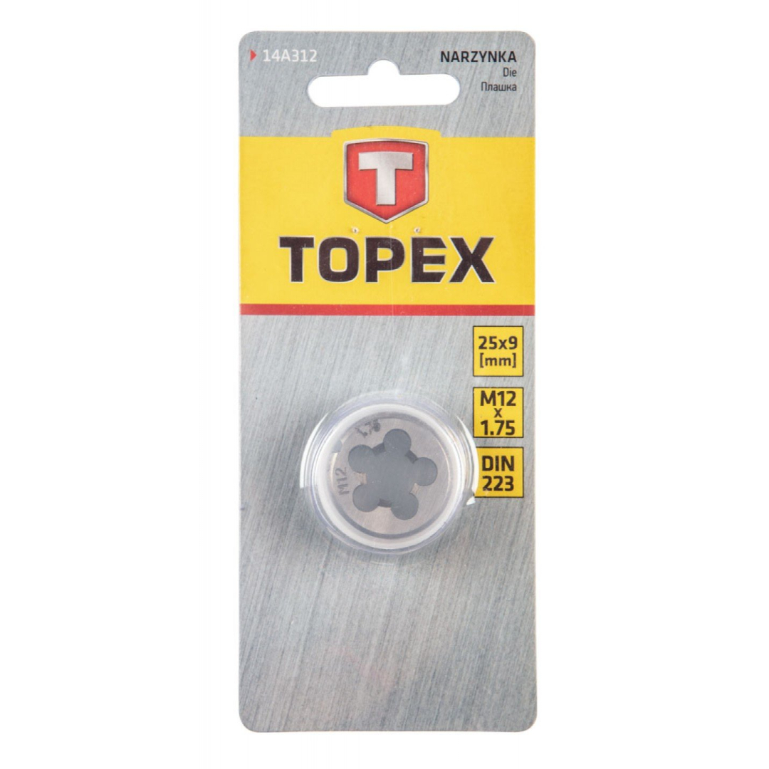 Sriegpjovė M12, 25x9mm, DIN233 2 Sriegpjovė M12, 25x9mm, DIN233 2