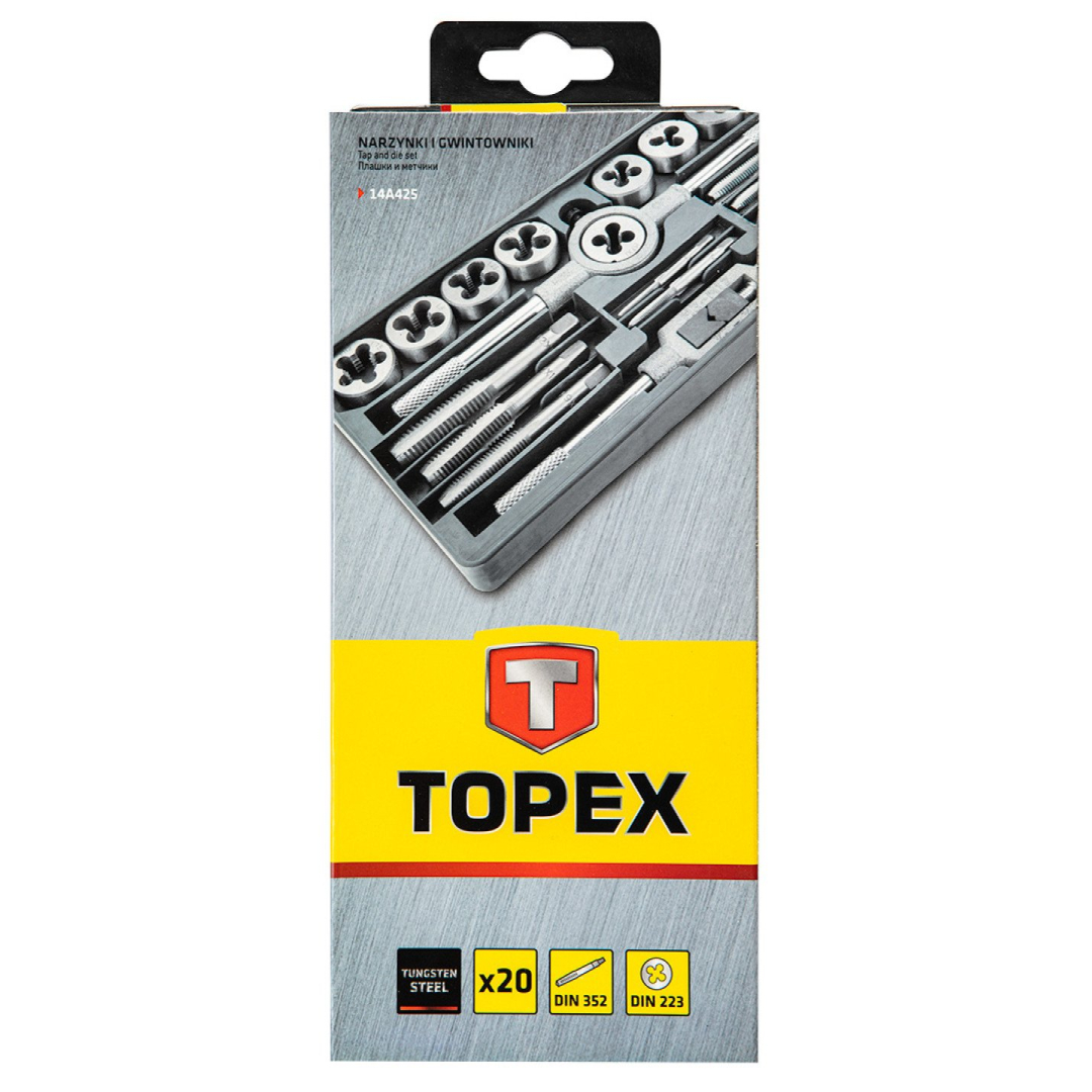 Sriegpjovių ir sriegiklių kpl, 20 vnt., M3 - M12 2