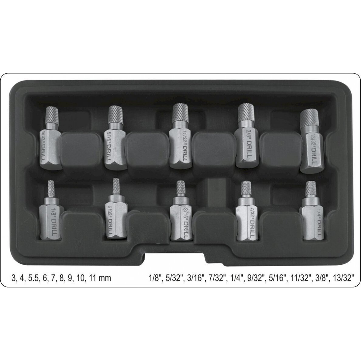 Sraigtiniai ištraukikliai | 10 vnt. (YT-05890) Sraigtiniai ištraukikliai | 10 vnt. (YT-05890)