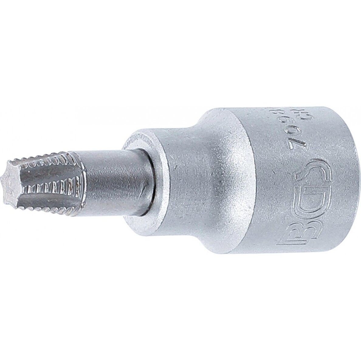 Sraigtinis ištraukimo antgalis | 10 mm (3/8") | pažeistam T-Star (Torx) T40 (7098-T40) Sraigtinis ištraukimo antgalis | 10 mm (3/8") | pažeistam T-Star (Torx) T40 (7098-T40)