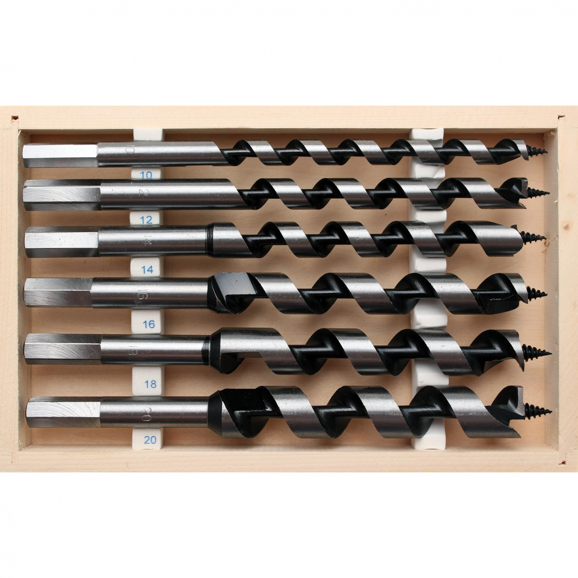 Sraigtinių grąžtų rinkinys BGS-technic 2894, 200 mm, 6 vnt. Sraigtinių grąžtų rinkinys BGS-technic 2894, 200 mm, 6 vnt.