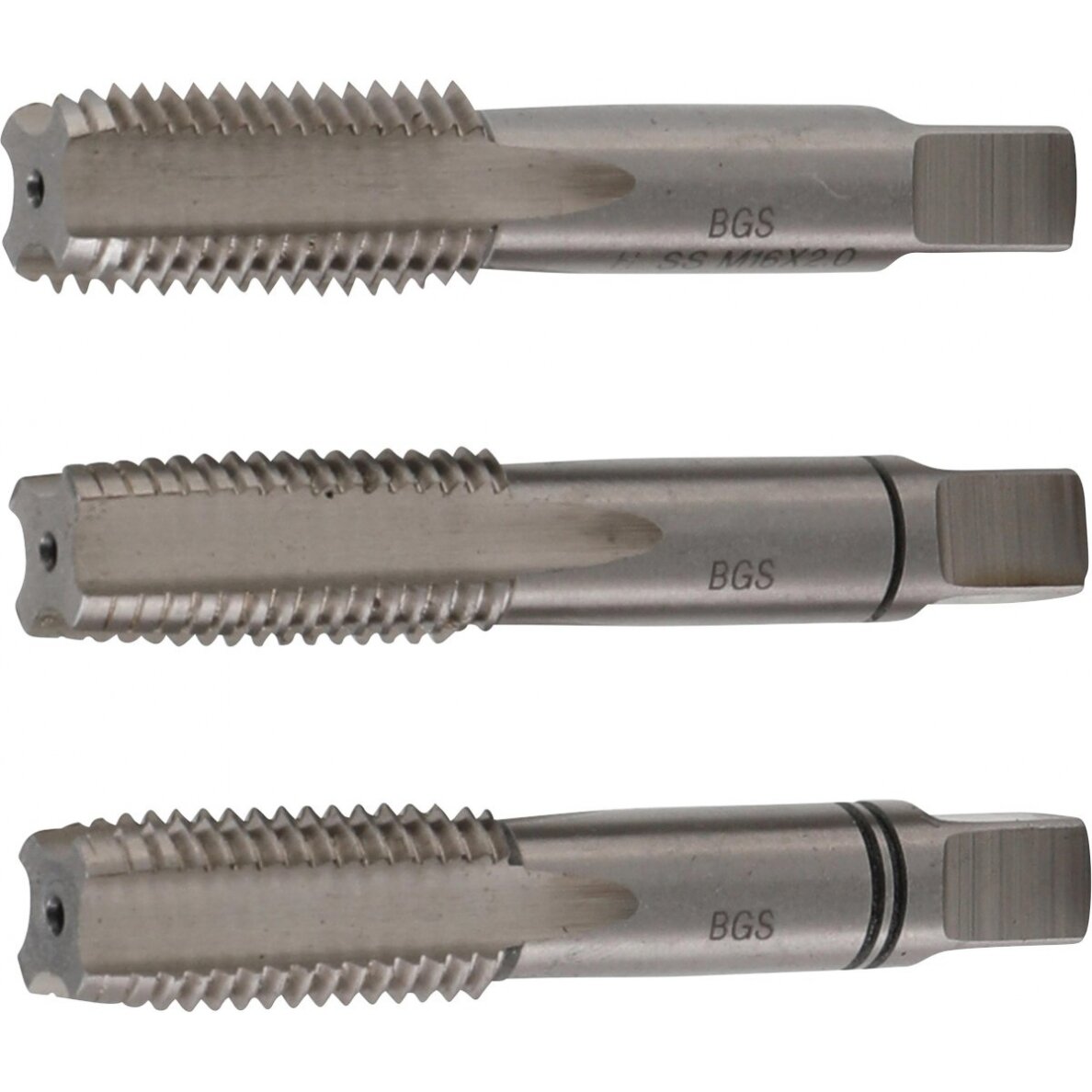 Sriegikliai | pirmas / vidurinis / galutinis sriegimas | M16 x 2.0 | 3 vnt. (928) Sriegikliai | pirmas / vidurinis / galutinis sriegimas | M16 x 2.0 | 3 vnt. (928)