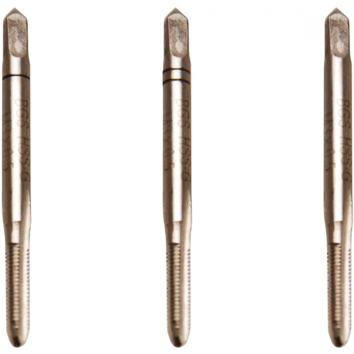 Sriegikliai | pirmas / vidurinis / galutinis sriegimas | M3 x 0,5 | 3 vnt. (930) Sriegikliai | pirmas / vidurinis / galutinis sriegimas | M3 x 0,5 | 3 vnt. (930)