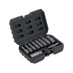 Sraigtinių ilgų galvučių, žvakių ir varžtų ištraukėjų rinkinys | 11 vnt (YT-05914)