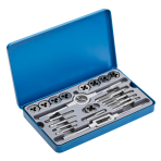 Sriegimo įrankių komplektas M3-M12 / 20 dalių Sriegimo įrankių komplektas M3-M12 / 20 dalių