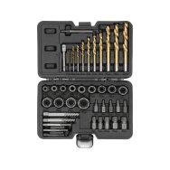 Sraigtinių galvučių ir smeigių išsukėjų rinkinys | 40 vnt (YT-05894)