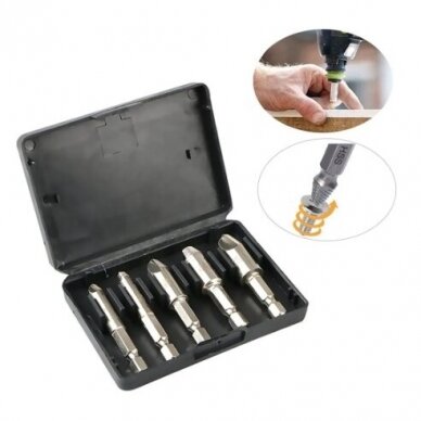 Sraigtiniai ištraukikliai | 5 vnt. (SW0017) 1 Sraigtiniai ištraukikliai | 5 vnt. (SW0017) 1