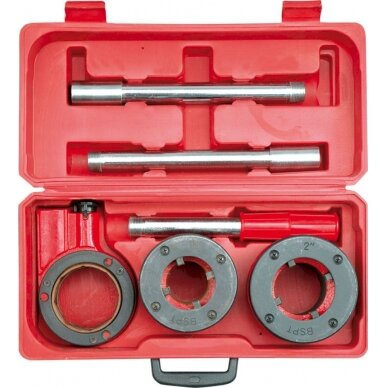 Sriegpjovių komplektas su terkšle | 1,5" - 2,0" | 2 vnt. (55830) 1 Sriegpjovių komplektas su terkšle | 1,5" - 2,0" | 2 vnt. (55830) 1