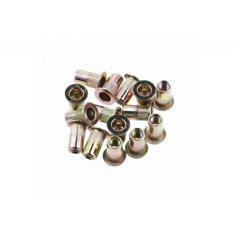 Srieginės plieninės kniedės M10 20vnt. Srieginės plieninės kniedės M10 20vnt.