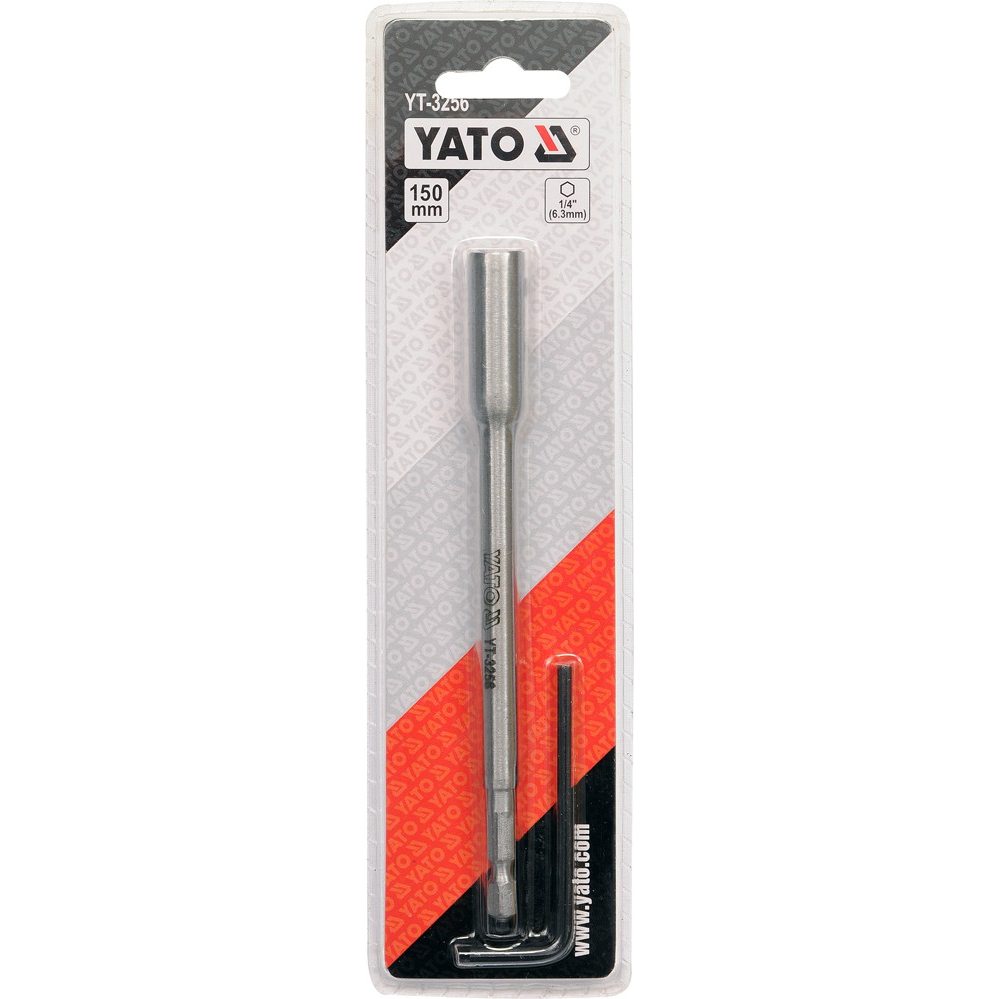 Ilgintuvas plunksniniams grąžtams Yato YT-3256, 150 mm 1 Ilgintuvas plunksniniams grąžtams Yato YT-3256, 150 mm 1