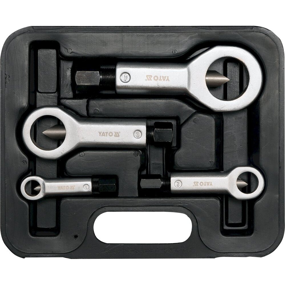 Sriegio nukandėjų rinkinys | 9-27 mm | 4 vnt. (YT-0585) Sriegio nukandėjų rinkinys | 9-27 mm | 4 vnt. (YT-0585)