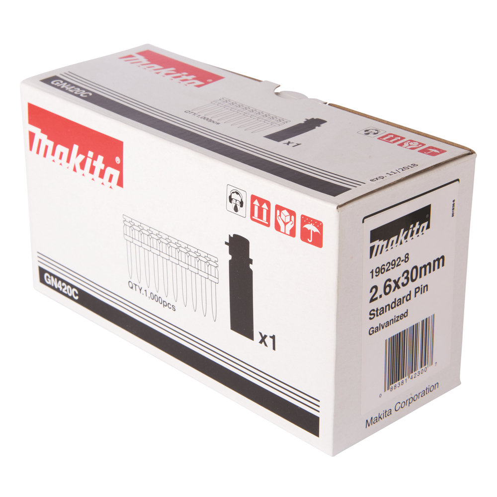 STANDARD VINYS BETONUI Makita 196292-8, 2,6X30, 1000 vnt. + DUJŲ BALIONĖLIS 1 STANDARD VINYS BETONUI Makita 196292-8, 2,6X30, 1000 vnt. + DUJŲ BALIONĖLIS 1