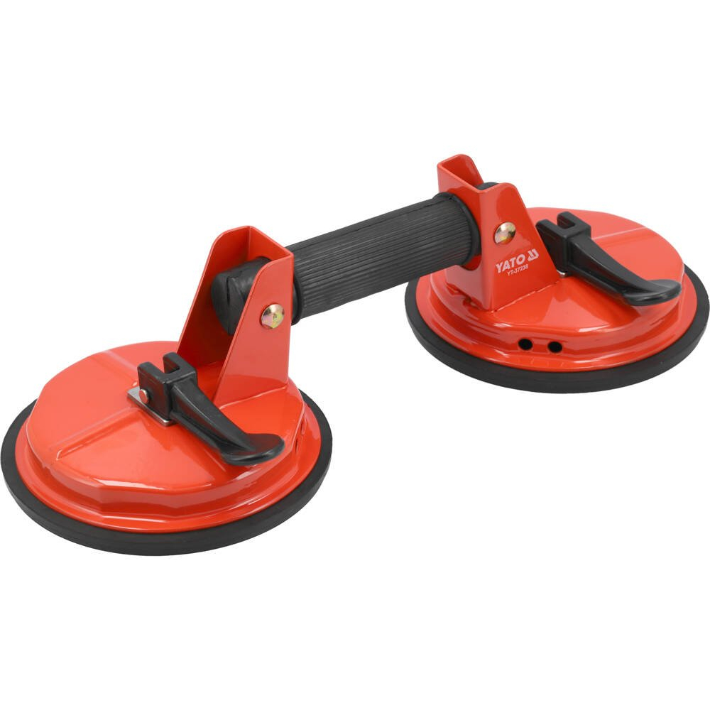 Stiklo kėliklis dvigubas | prisiurbtukas | 2 x Ø 150 mm (YT-37238) Stiklo kėliklis dvigubas | prisiurbtukas | 2 x Ø 150 mm (YT-37238)