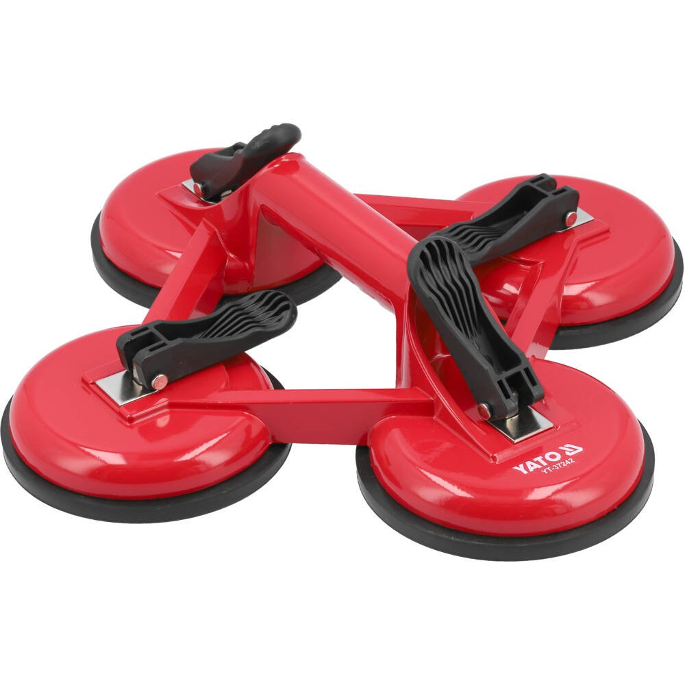 Stiklo kėliklis keturgubas | prisiurbtukas | aliuminis | 4 x Ø 120 mm (YT-37242) Stiklo kėliklis keturgubas | prisiurbtukas | aliuminis | 4 x Ø 120 mm (YT-37242)
