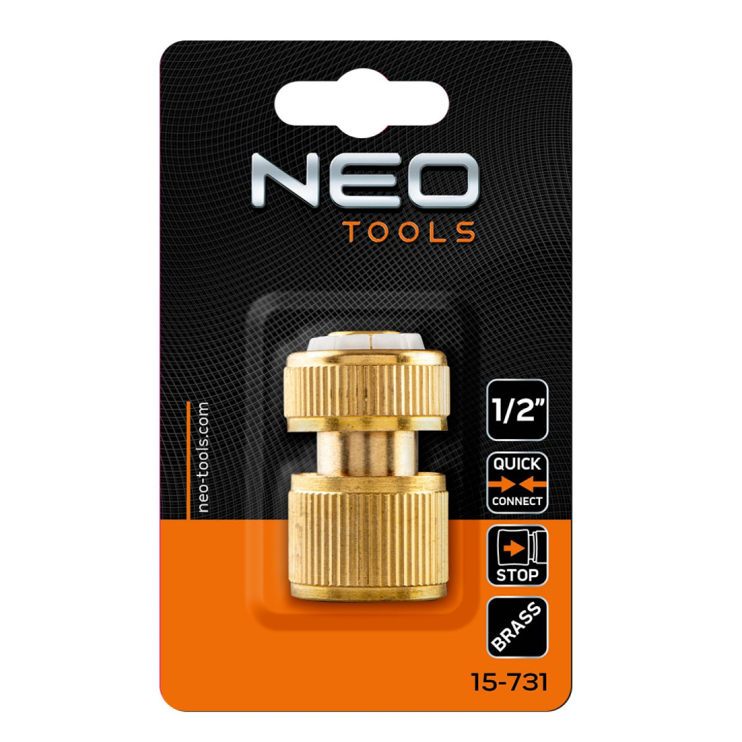 Stabdymo jungtis 1/2"", žalvaris 1