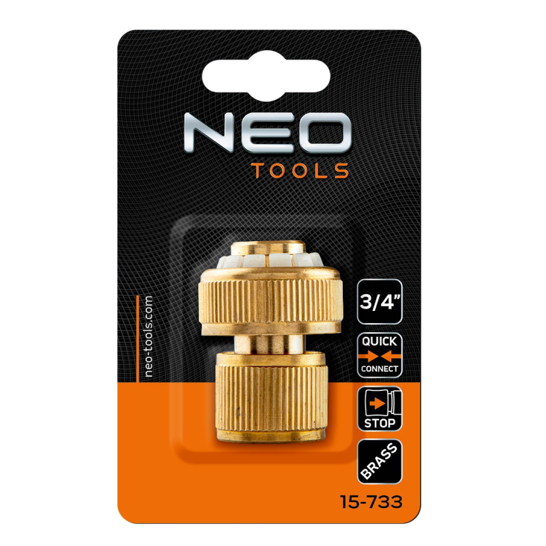 Stabdymo jungtis 3/4", žalvaris 1 Stabdymo jungtis 3/4", žalvaris 1