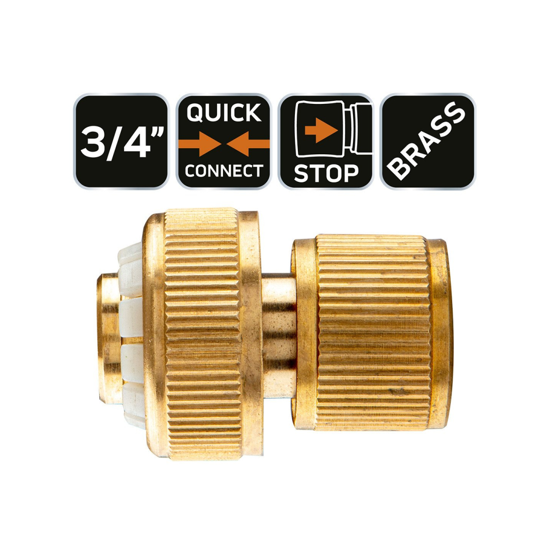 Stabdymo jungtis 3/4", žalvaris 8 Stabdymo jungtis 3/4", žalvaris 8