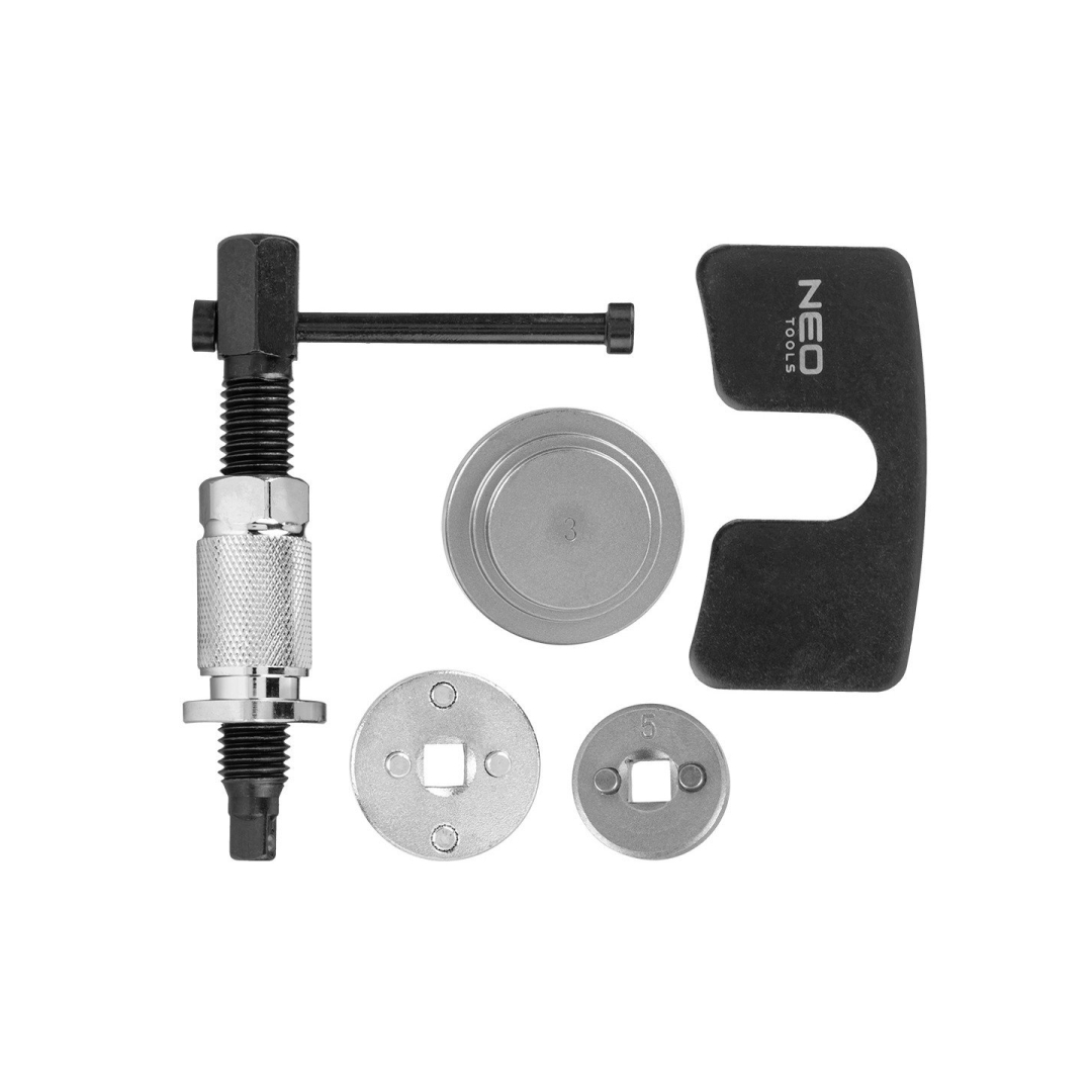 Stabdžių stūmoklio atlenkimo įtaisas, MINI įrankių rinkinys - 2 in 1