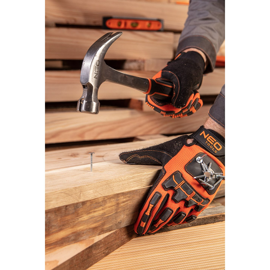 Staliaus plaktukas 300 g, monoblokas, bimedžiaginė rankena 1