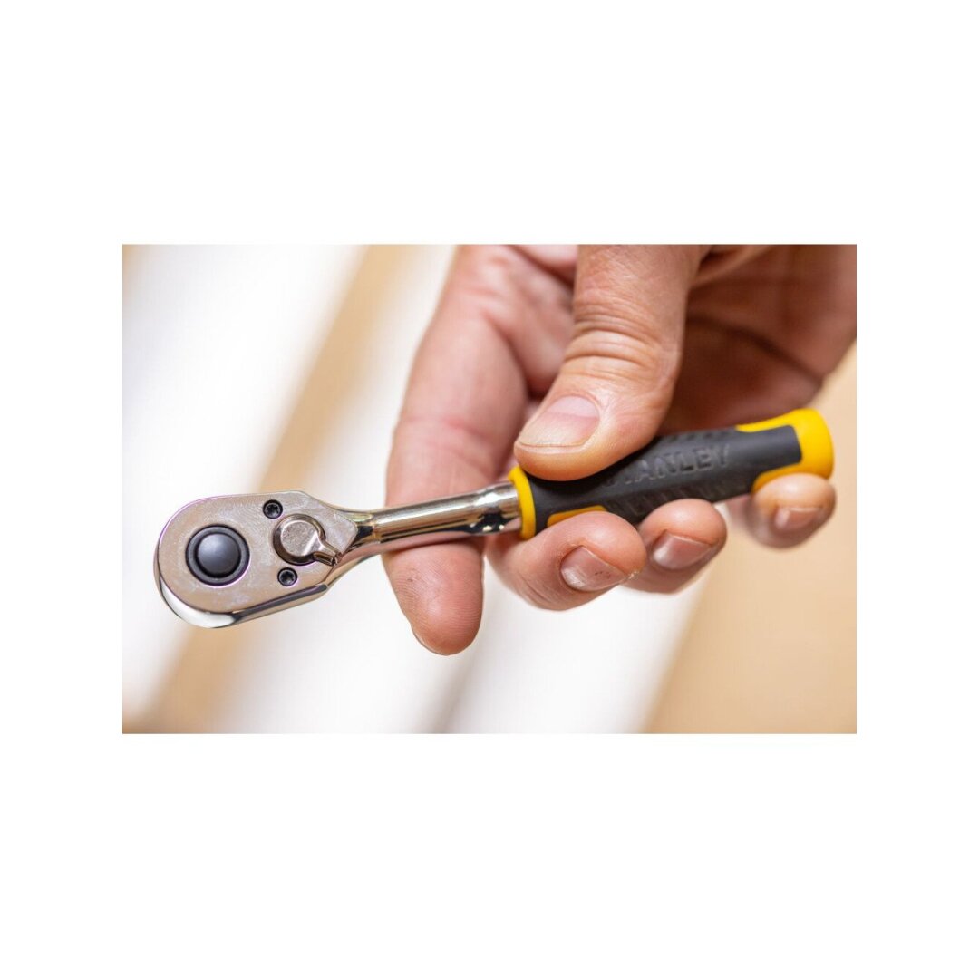 Stanley 1/4" terkšlė 72 dantų 2 Stanley 1/4" terkšlė 72 dantų 2