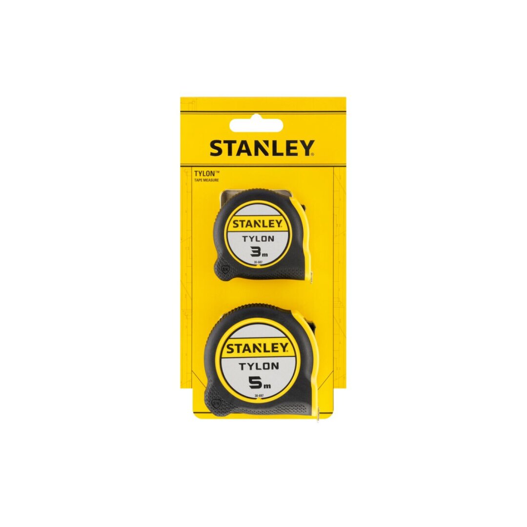 „Stanley Tylon“ Ruletė 3m ir 5m rinkinys STHT37260-0 „Stanley Tylon“ Ruletė 3m ir 5m rinkinys STHT37260-0