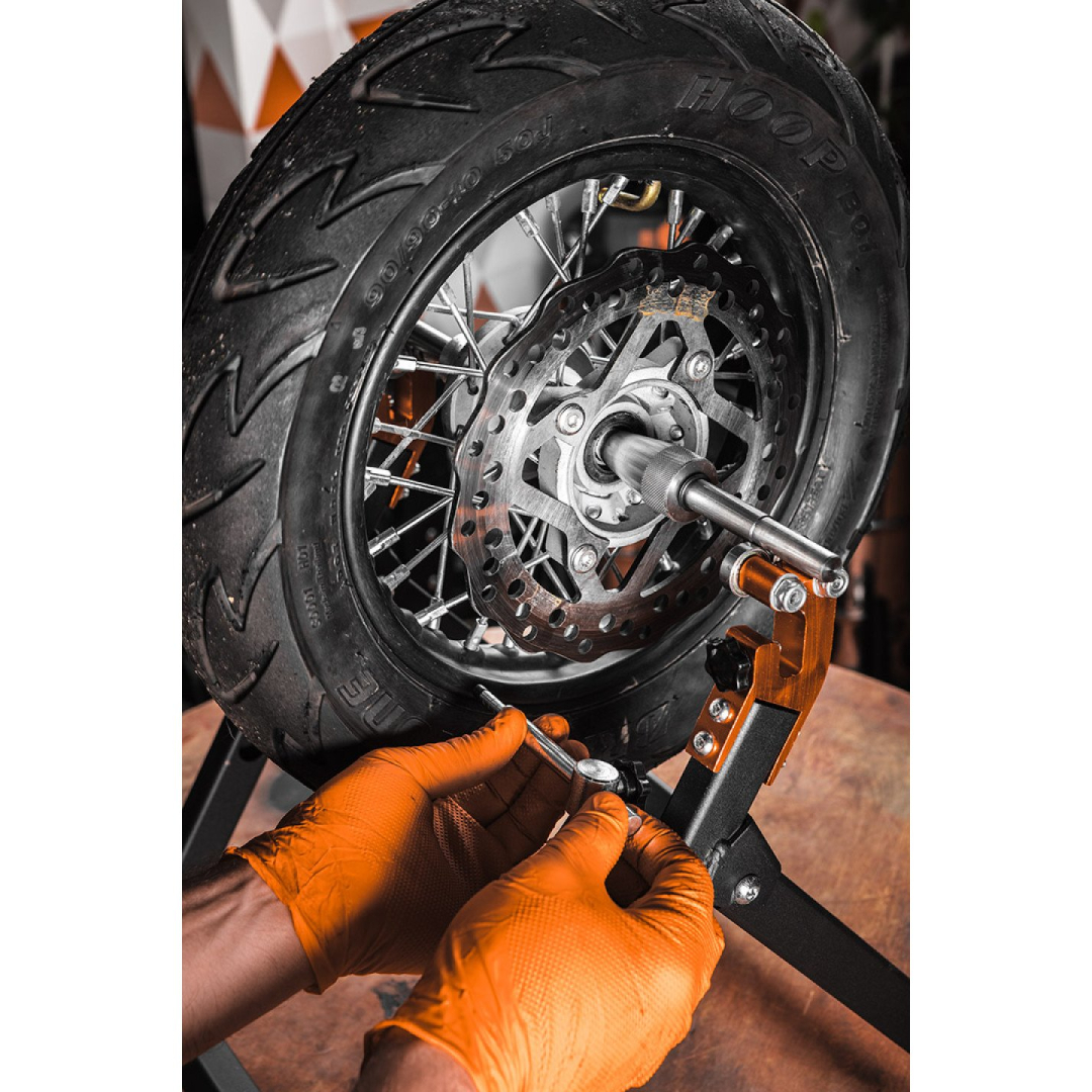 Statinis motociklo ratų balansavimo įtaisas 4