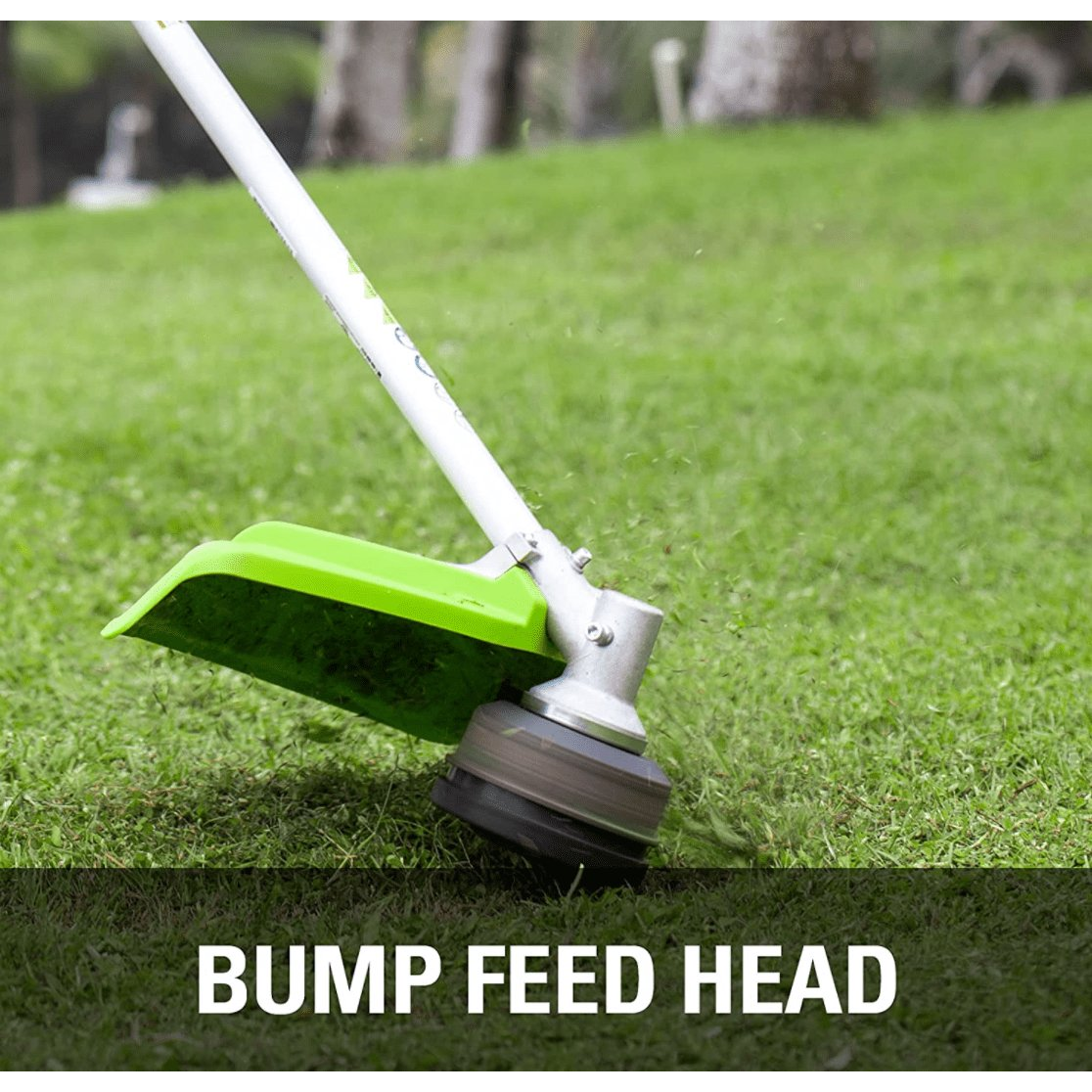 Akumuliatorinis trimeris - žoliapjovė Greenworks GD24X2TX, 48 V(2X24 V), (be akum. ir krov.) 3