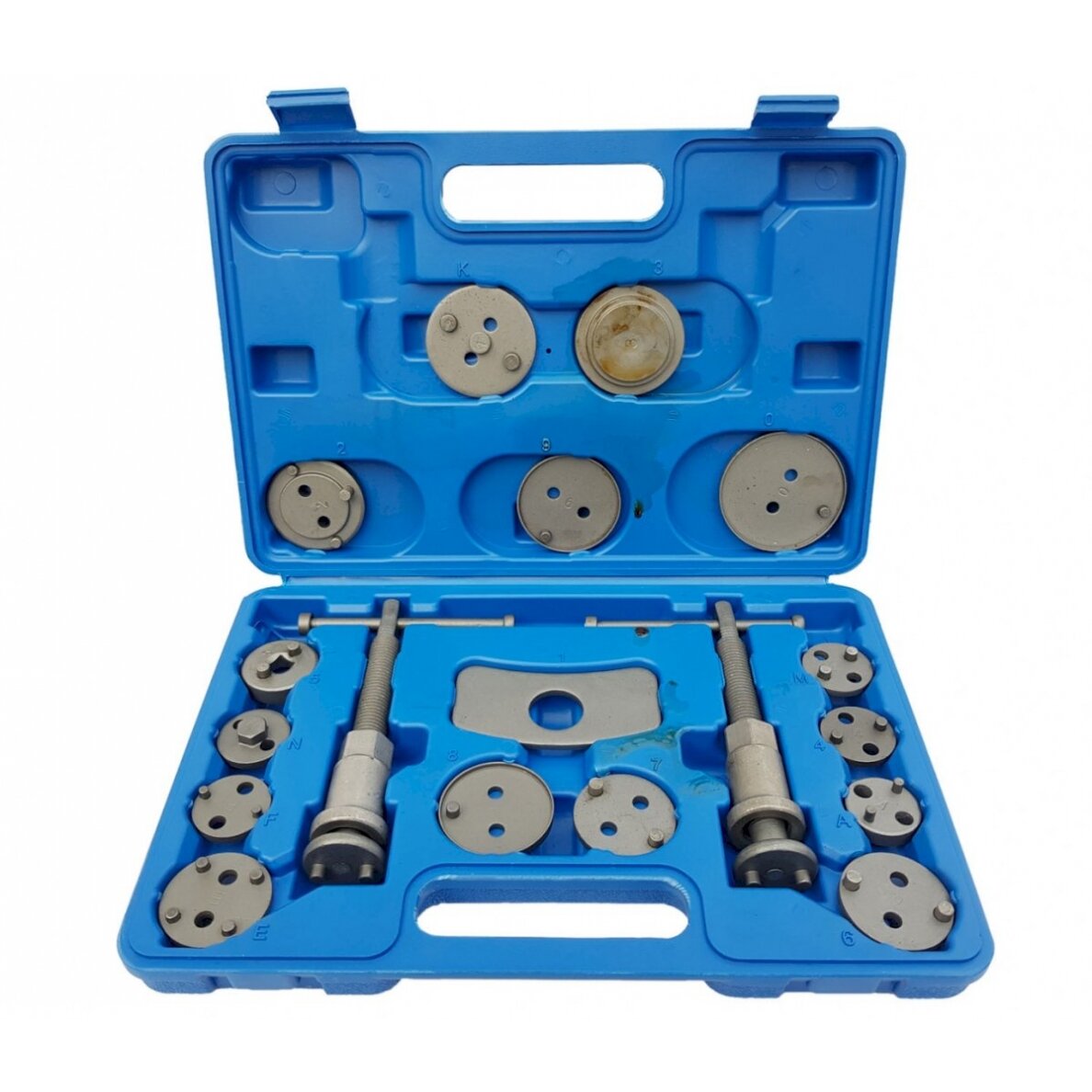 Stabdžių suportų sustumėjų rinkinys su kairiniu ir dešininiu sriegiu | 18 vnt. (LS-42) Stabdžių suportų sustumėjų rinkinys su kairiniu ir dešininiu sriegiu | 18 vnt. (LS-42)