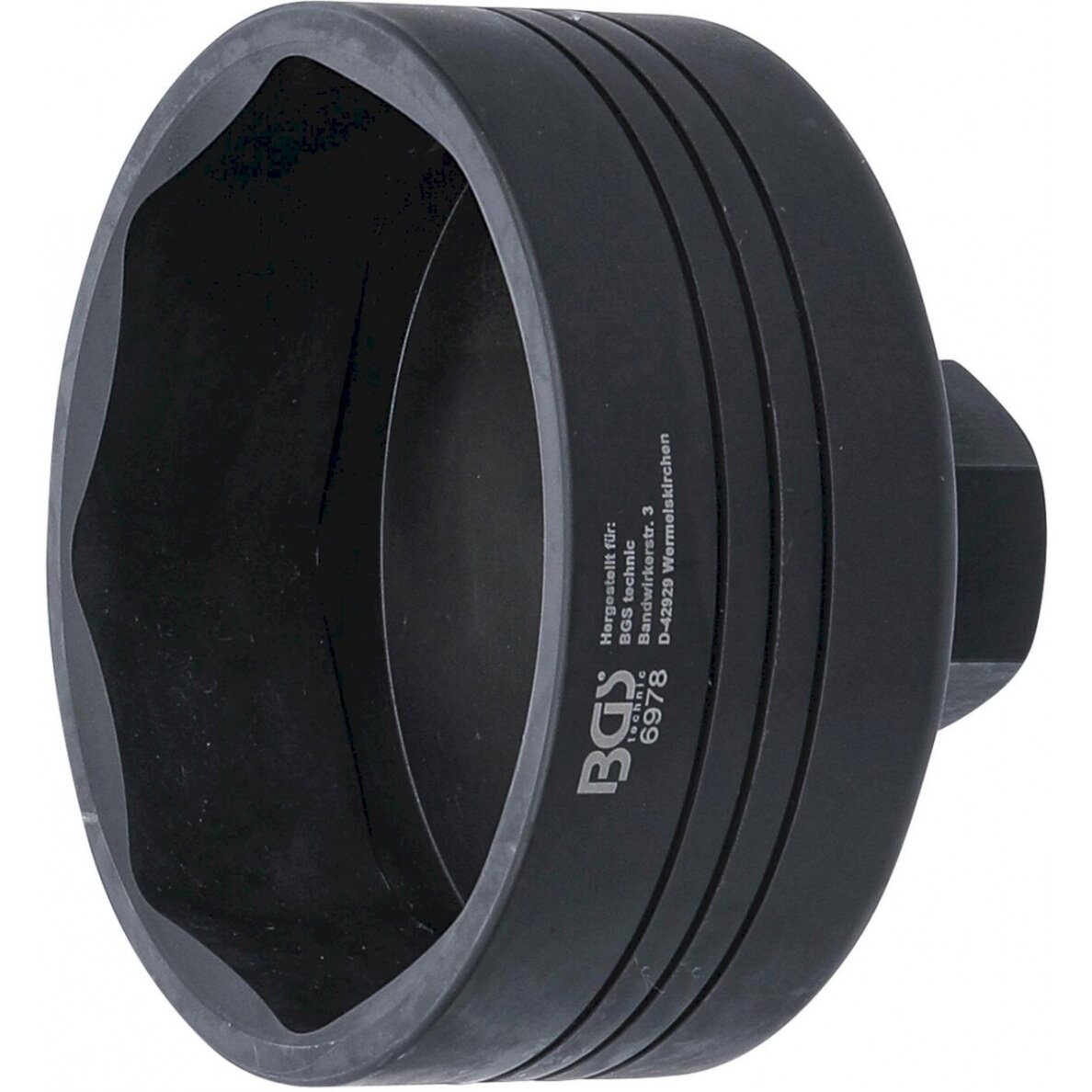 Stebulės veržlės galvutė | 8 kampai | 12 t ašims BPW 109 mm (6978)