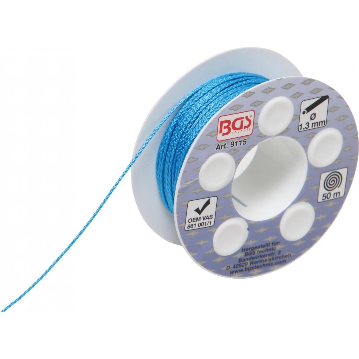 Stiklo pjovimo trosas | nailonas | 50 m (9115) Stiklo pjovimo trosas | nailonas | 50 m (9115)