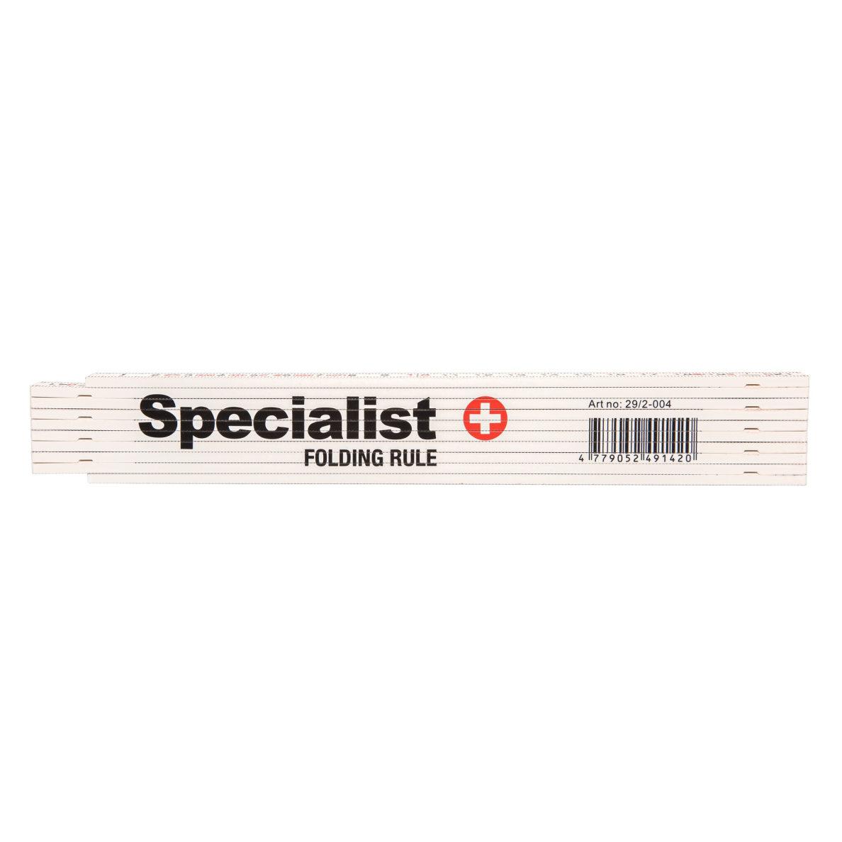SPECIALIST+ sulankstomas plastikinis metras, 2 m SPECIALIST+ sulankstomas plastikinis metras, 2 m