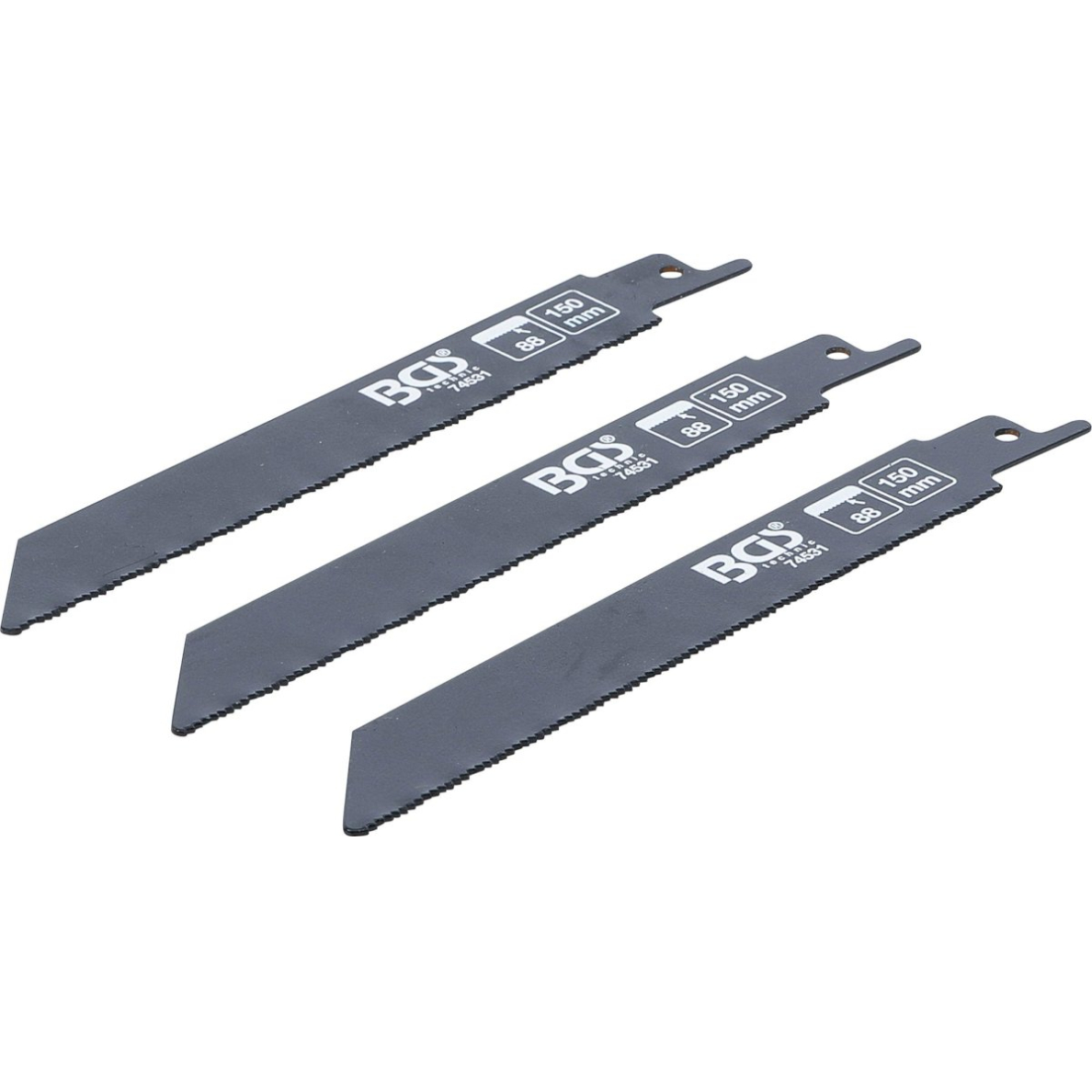 Stūmoklinio pjūklo diskų rinkinys | metalui | BGS 7367 | 3 vnt. (74531) Stūmoklinio pjūklo diskų rinkinys | metalui | BGS 7367 | 3 vnt. (74531)
