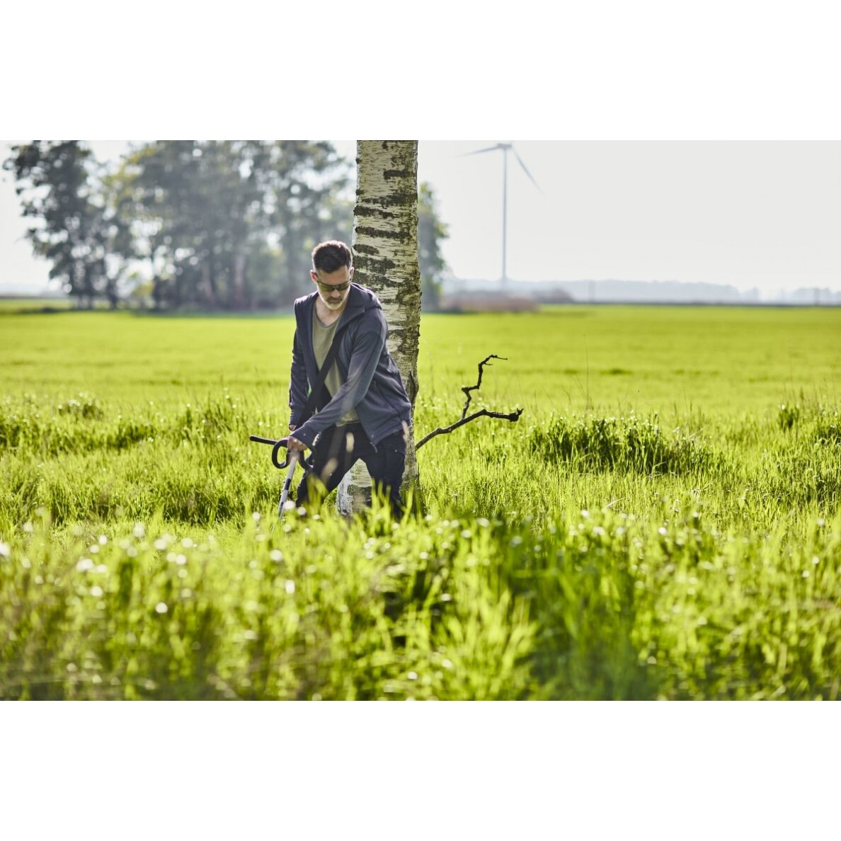 Akumuliatorinis trimeris - žoliapjovė Greenworks GD60BCB, 60 V, (be akum. ir krov.) 3